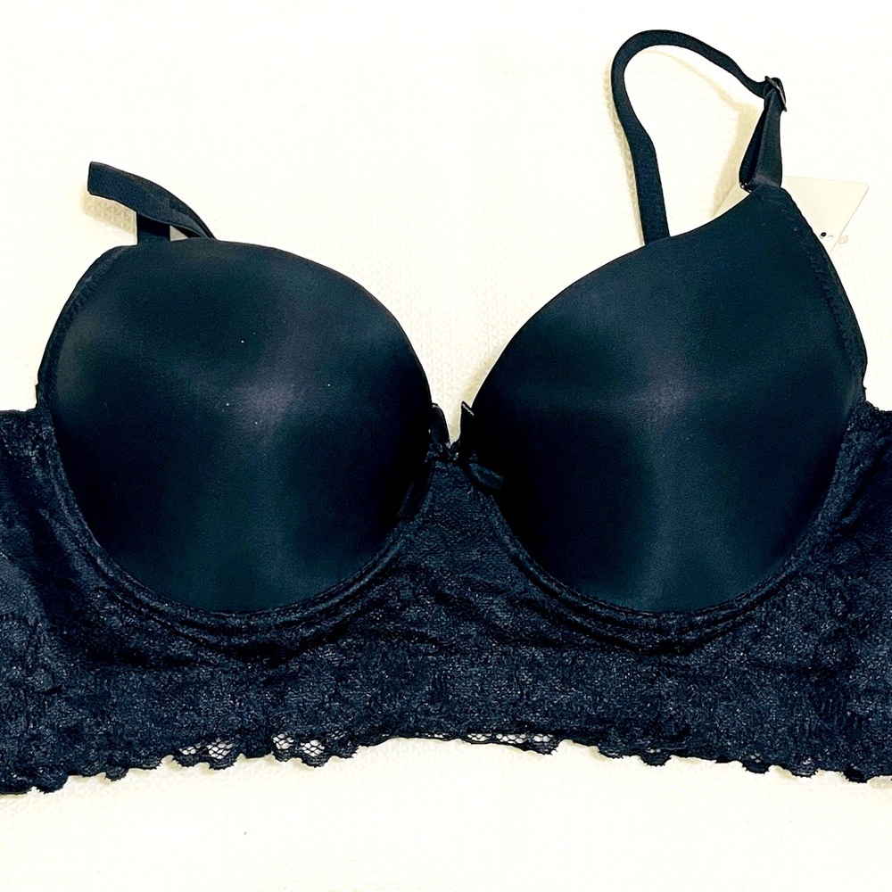ANGELINA  Soft Light Lift Push-up Bra Lace 38B THigh Quality"Popular Choice